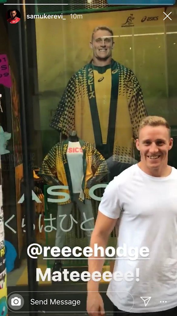 Reece Hodge is still big in Japan. 