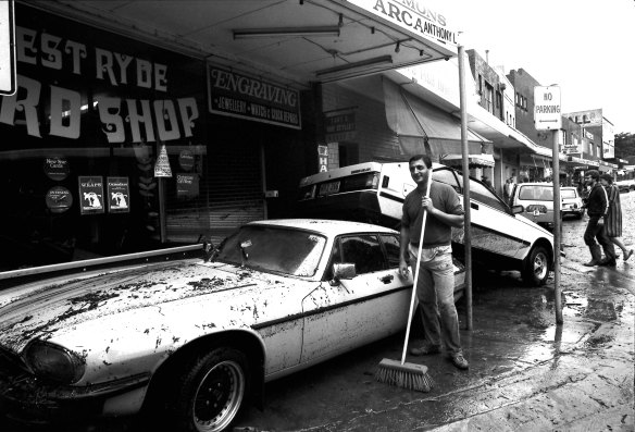 Ulysses Flevotomos found a Toyota Celica sitting on his Jaguar.
