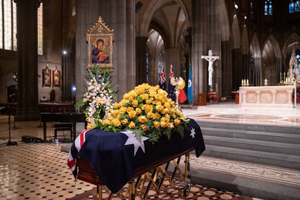 Bert Newton was a lifelong Catholic, and his service included both showbiz and formal religious elements. 