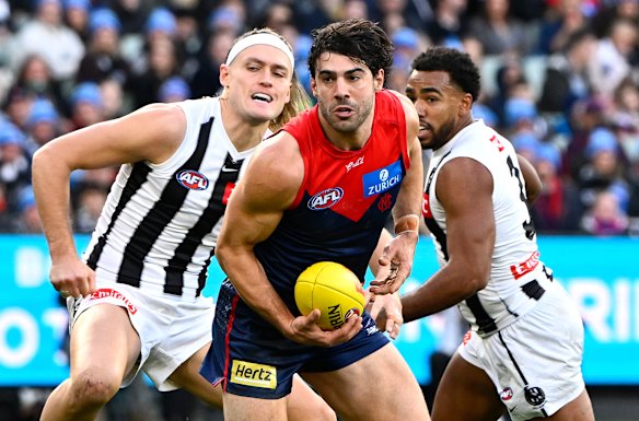 Working his way back: Christian Petracca has yet to rediscover his consistent best form.