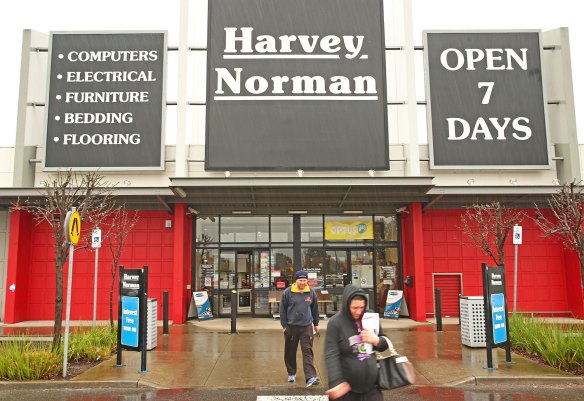 Harvey Norman has bowed to pressure and paid back JobKeeper funds.