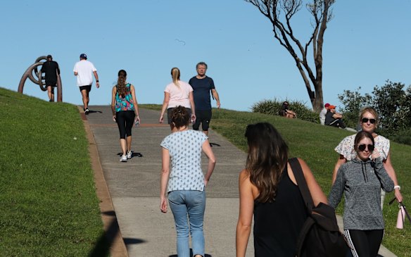 Easter Sunday in Coogee.
