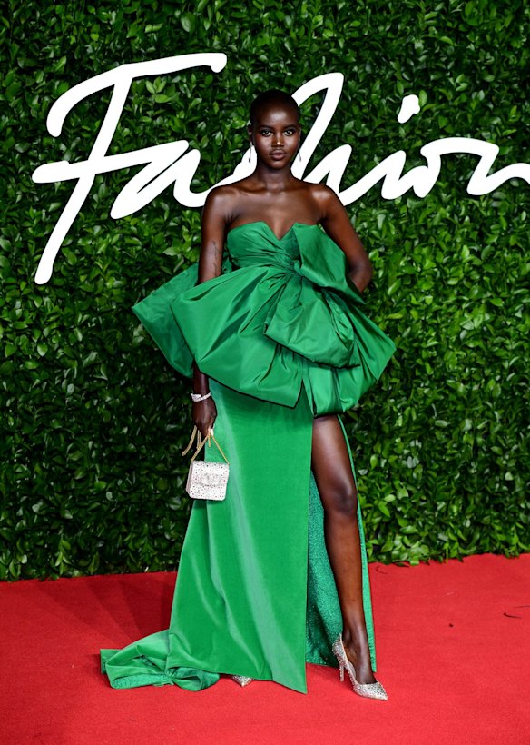 Adut Akech wins Model of the Year at the British Fashion Awards