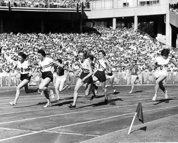 “Betty forged to the front in the last strides of a photo finish.”