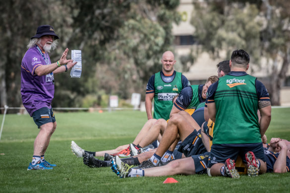 Stay calm: The Brumbies won't know their full pre-season schedule until the Wallabies make a decision on their coach.