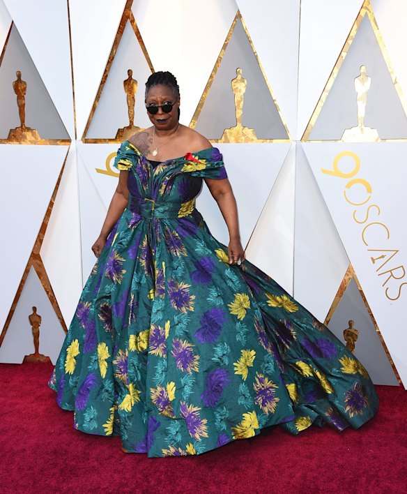 Whoopi Goldberg arrives at the Oscars.