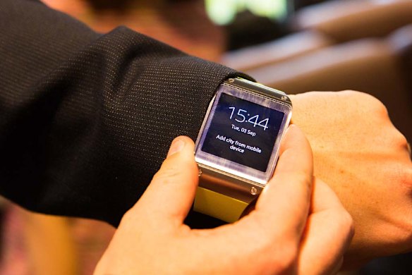 Samsung's Galaxy Gear smart watch.