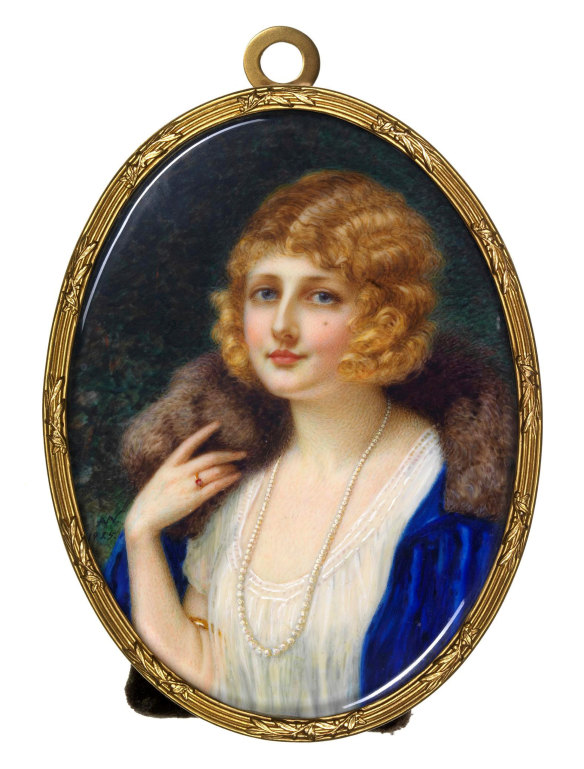Ada Whiting’s 
‘Miss Jessica Harcourt’, an entrant in the 1925 Archibald Prize.
