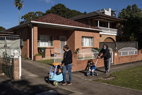 Daily life, Burwood, during Sydney's Lockdown.