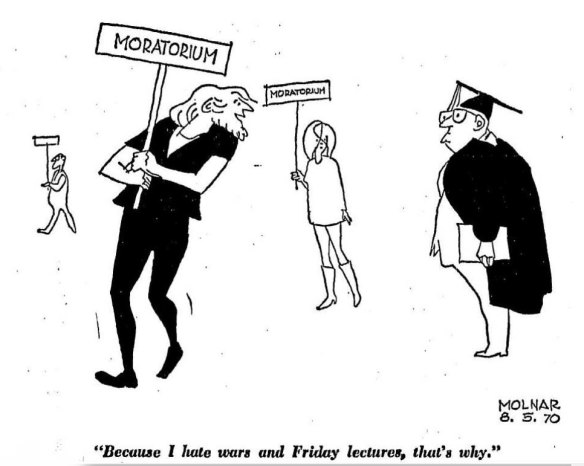 Molnar cartoon from SMH, May 8, 1970