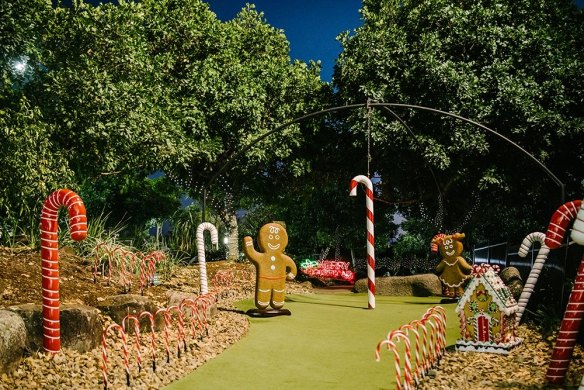 Victoria Park’s Christmas Putt Putt.