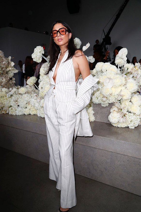 Jessica Gomes attends the Zimmermann Spring 2019 at NYFW. 