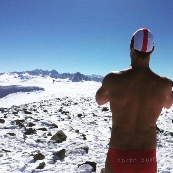 A little under-dressed for the weather.