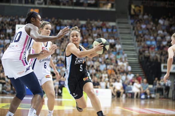 Capitals' Leilani Mitchell. 