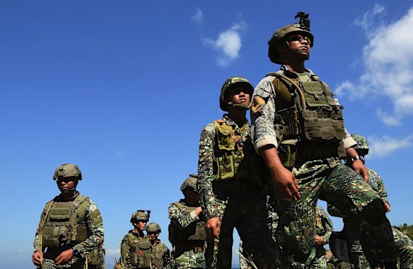 Marines from the Philippine's 8th Marine Battalion.