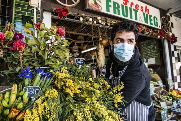 Richard Ghalie from Summer Hill Fruit Shop which is known for it's fresh fruit and vegetables as well as gourmet Lebanese food.