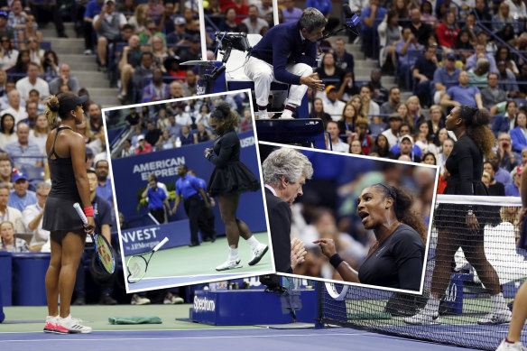 This match was not Serena Williams' finest hour.