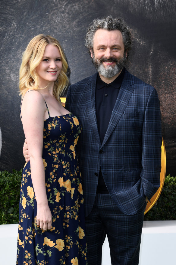 Sheen with partner Anna Lundberg, pictured in Los Angeles in 2020.