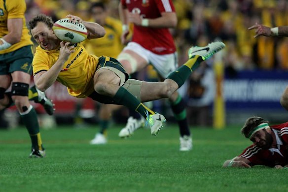 Jesse Mogg in action.