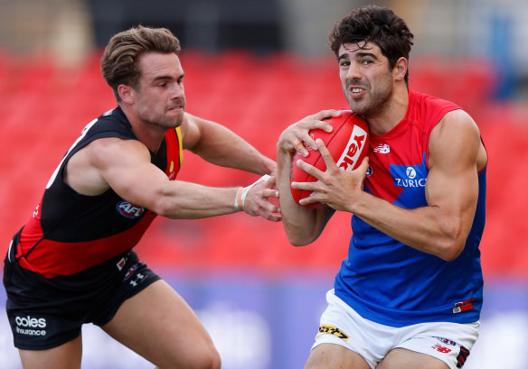 Bomber Will Snelling and Demon Christian Petracca.