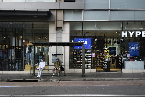 Bondi Junction is experiencing a decrease in activity since the latest COVID-19 outbreak. 