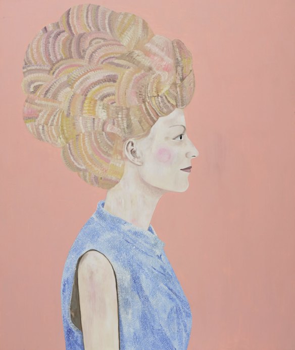 Sally Ross, 'Autoportrait'. Oil on board, 130 x 110 cm. © the artist. Sitter: Sally Ross.