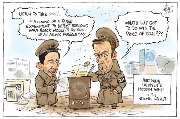 The Canberra Times' editorial cartoon for Thursday, November 1, 2018.