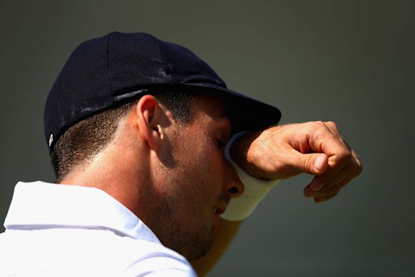 Steven Finn of England looks on during day two of the 1st Investec Ashes Test match between England and Australia at Trent Bridge Cricket Ground.