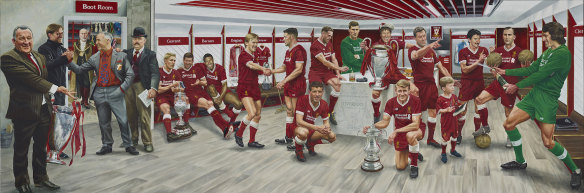 Jamie Cooper's Liverpool "Dream Scene" for their 125th anniversary. 