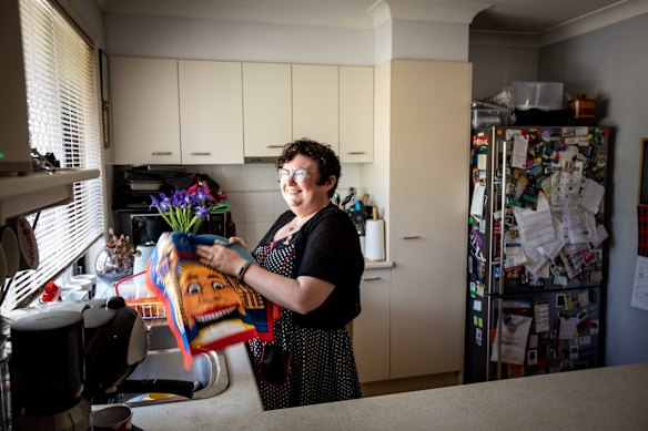 "The Melbourne Luna Park is not the same – its face is more sinister, but ours seems to smile on Sydney," she said. Photo: Paul Harris