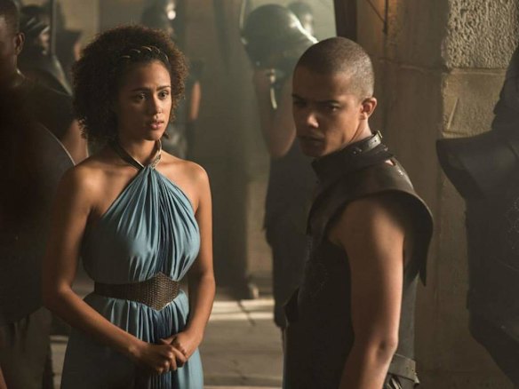 <i>Game of Thrones</i> season 5: Missandei and Grey Worm.
