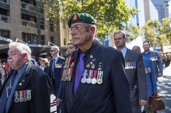 Anzac Day March, Sydney, 2019.