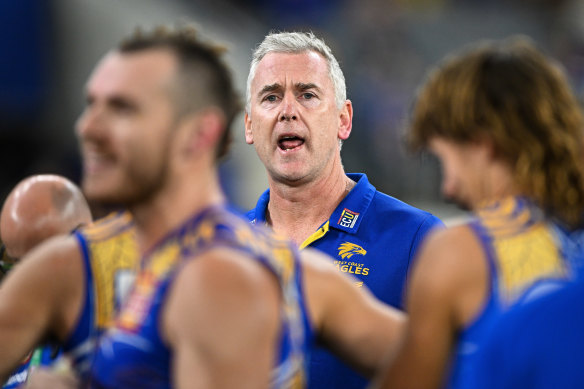 I am the man: Adam Simpson insists he wants to help the Eagles fly high once again.