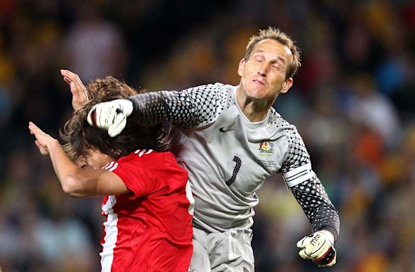 Schwarzer in action against Paraguay in a 2009 friendly.