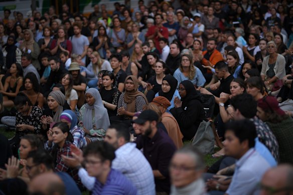 Thousands of Melburnians attended a public vigil at the State Library to remember the victims of the Christchurch terror attacks.