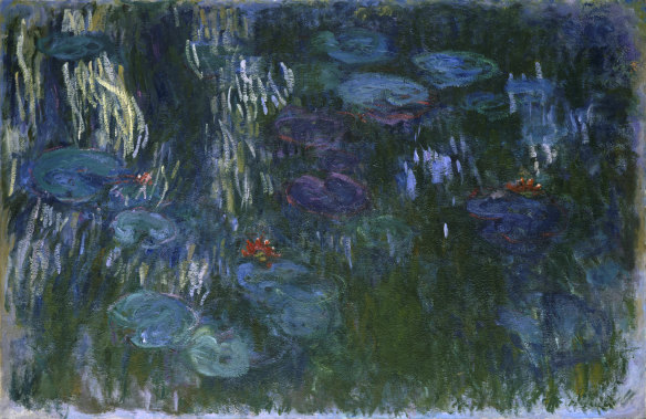 Claude Monet: Water Lilies 1916–19. Oil on canvas.