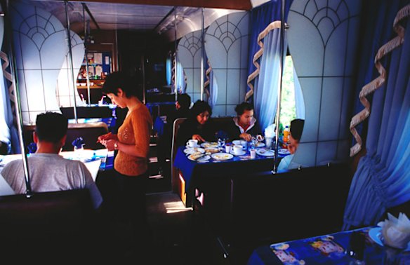 2. TRANS-SIBERIAN RAILWAY. Nonstop, the epic Moscow-Beijing train journey takes over six days. Each car has a samovar, a hot-water urn where you can top up your mug to ward off the Siberian chill. Samovars are more than kettles: entrenched in Russian society, they're made for communal drinking.