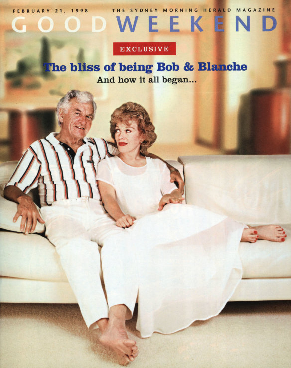 Bob Hawke and Blanche D'Alpuget married in 1995 and bared their feet, and some of their souls, to Good Weekend in 1998.