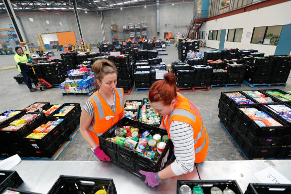 Foodbank is struggling to match increasing demand for food relief during the coronavirus crisis.