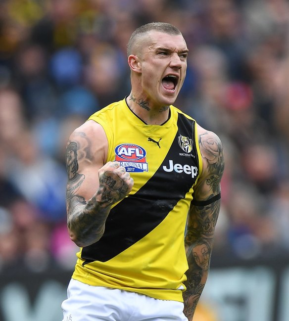 Next level: Dustin Martin.