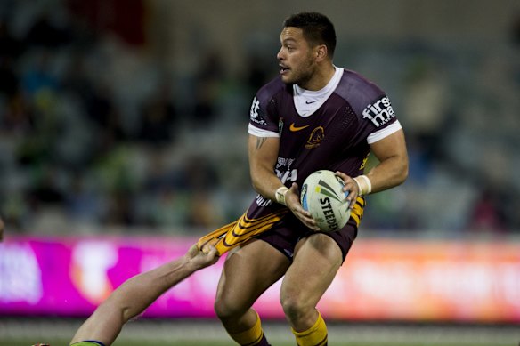 Alex Glenn of the Brisbane Broncos.