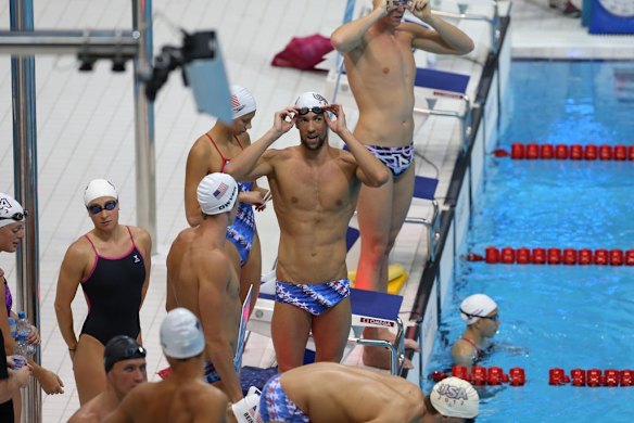 First glimpse of Phelps