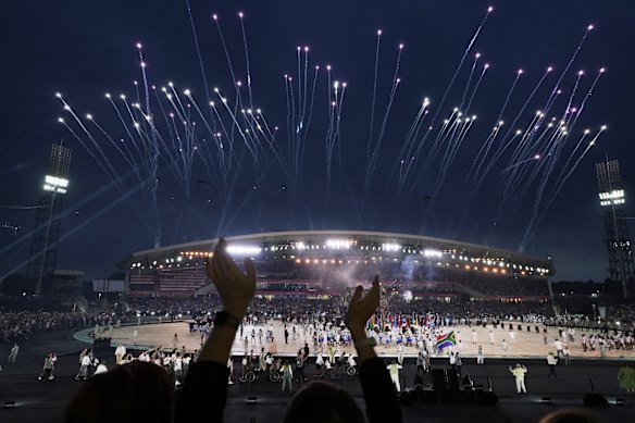 The opening ceremony of the Commonwealth Games took place at the 30,000-capacity Alexander Stadium.