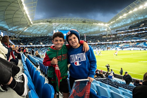 Max Falls and Chase Roberts support opposing teams.