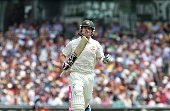 Brad Haddin scores 50 runs in action during the Australia vs England in the fifth test ashes series at the Sydney Cricket Ground.