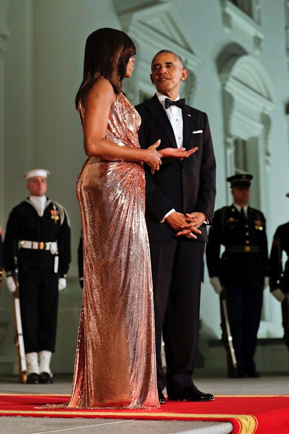President Barack Obama and first lady Michelle Obama.