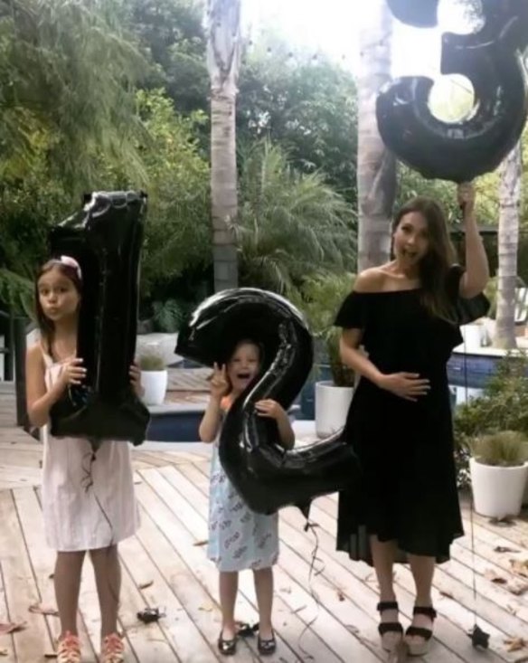 After rumours circulated during a Hawaiian family vacation, Jessica Alba took to Instagram with her two daughters Honor Marie and Haven Garner to announce baby number three is on the way.  "@cash_warren and I are officially going to be outnumbered #babyonboard," she captioned the image.