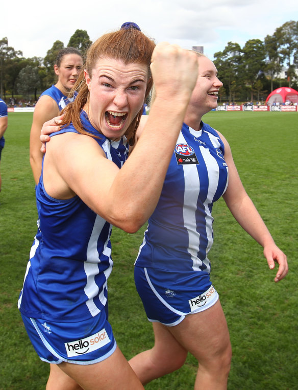 North Melbourne’s Aileen Gilroy.