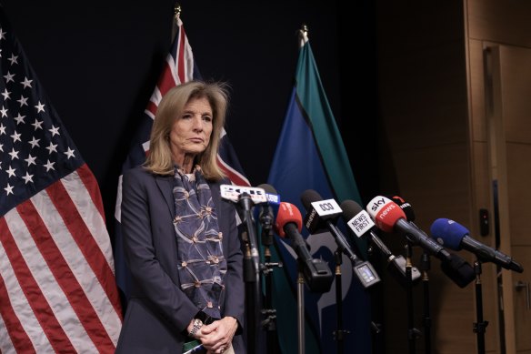 Ambassador Caroline Kennedy said she had a special affinity for Australia.