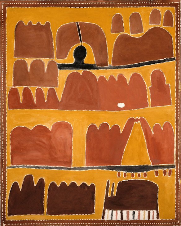 Queenie McKenzie, Gija people, Gija Country 1995, purchased 1996.